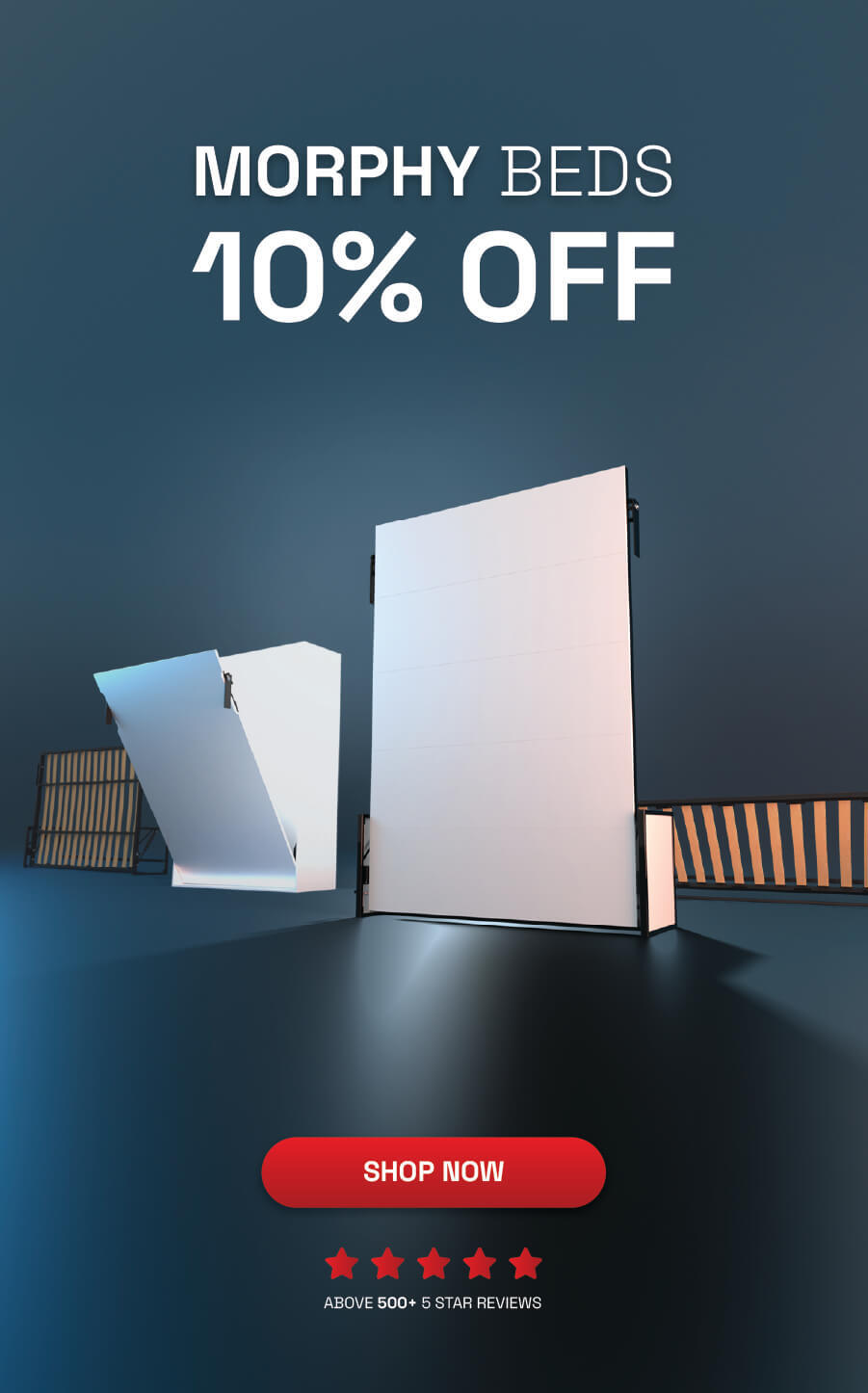 10% off on all Morphy Beds