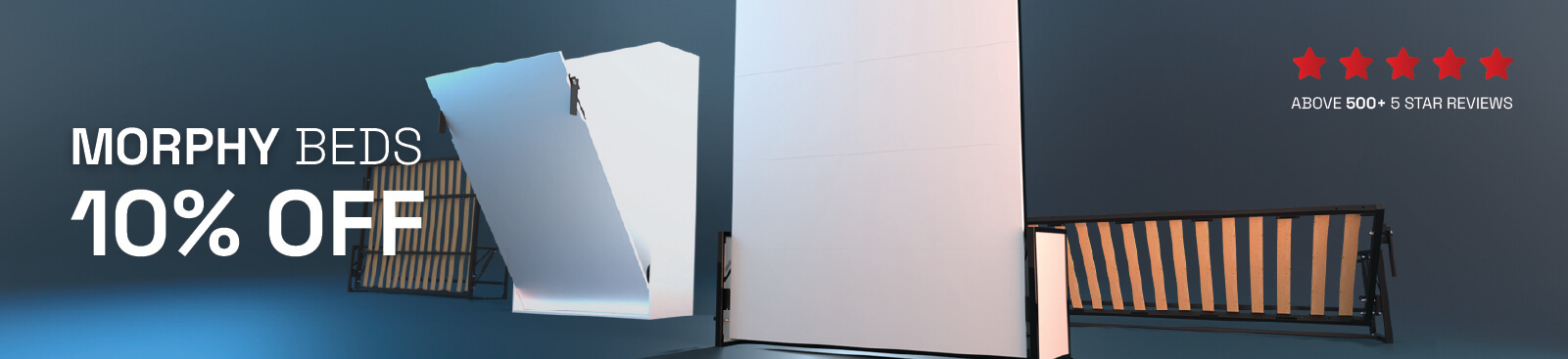 10 % discount on Morphy Beds