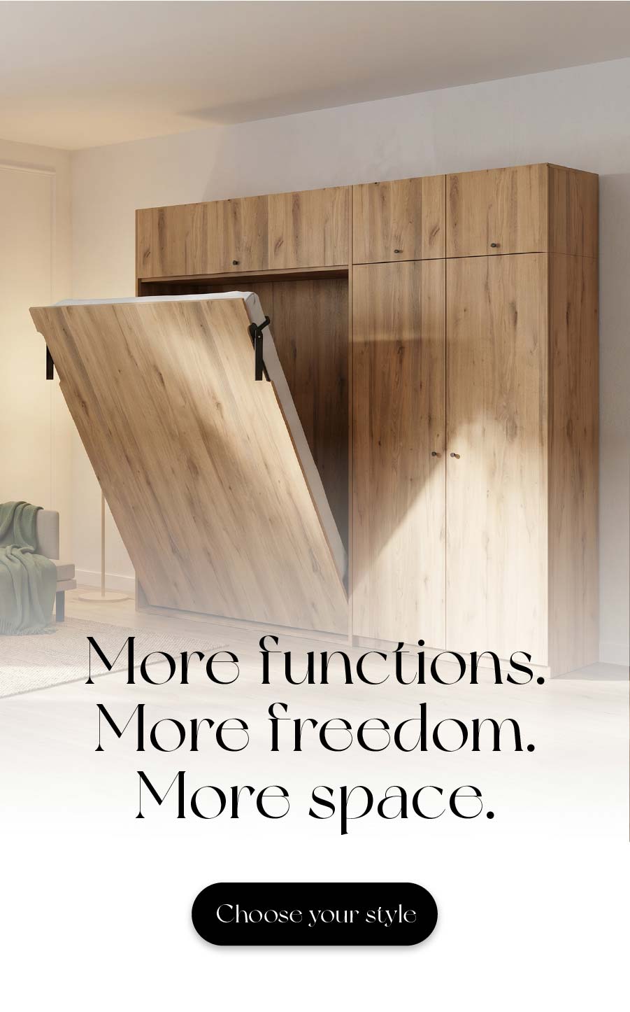 More functions. More freedom. More space.