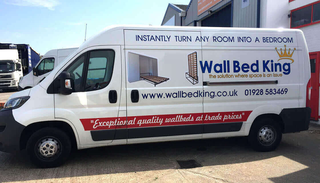 One of our Wall Bed King delivery vans