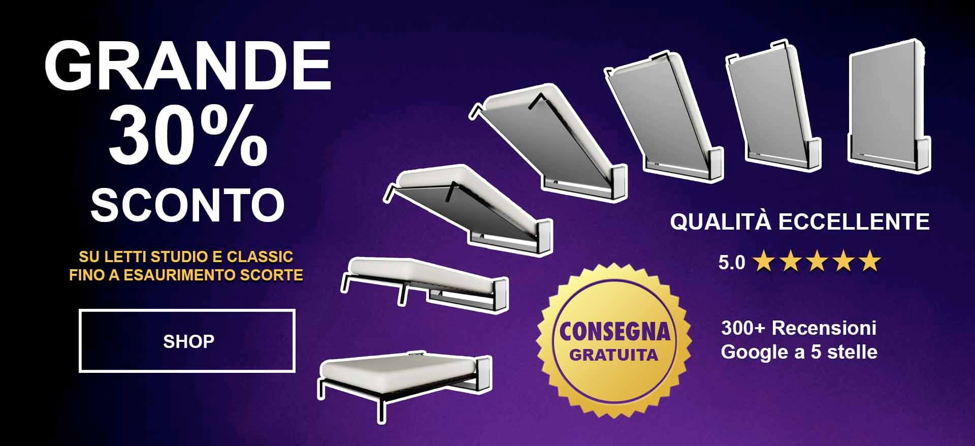 Wall Bed King - Garanzia a vita, consegna gratuita, ottime recensioni