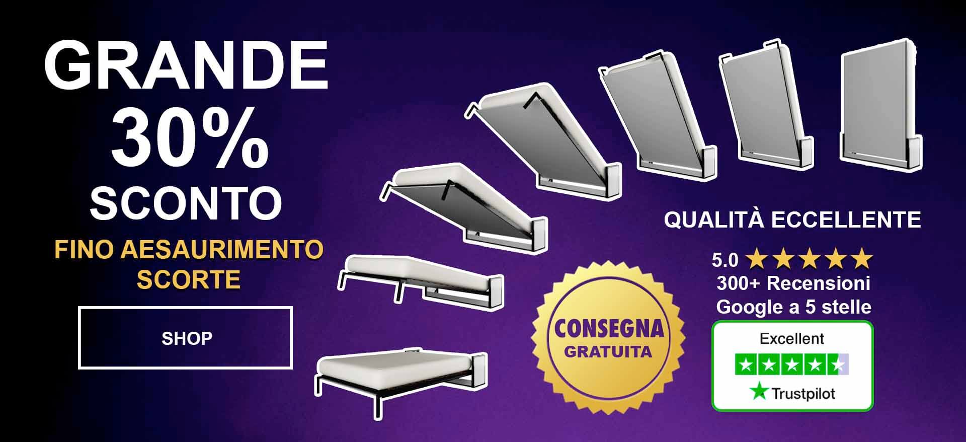 Wall Bed King - Garanzia a vita, consegna gratuita, ottime recensioni